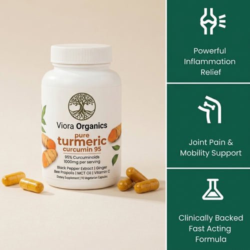 Pure Curcumin Turmeric Capsules (1,000mg)